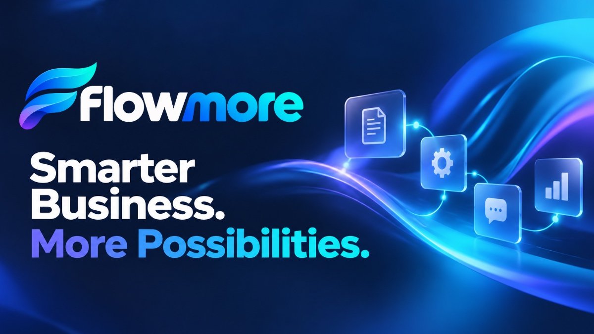 Flowmore AI automation and business solutions in Toronto, featuring connected workflows, intelligent processing and digital systems.